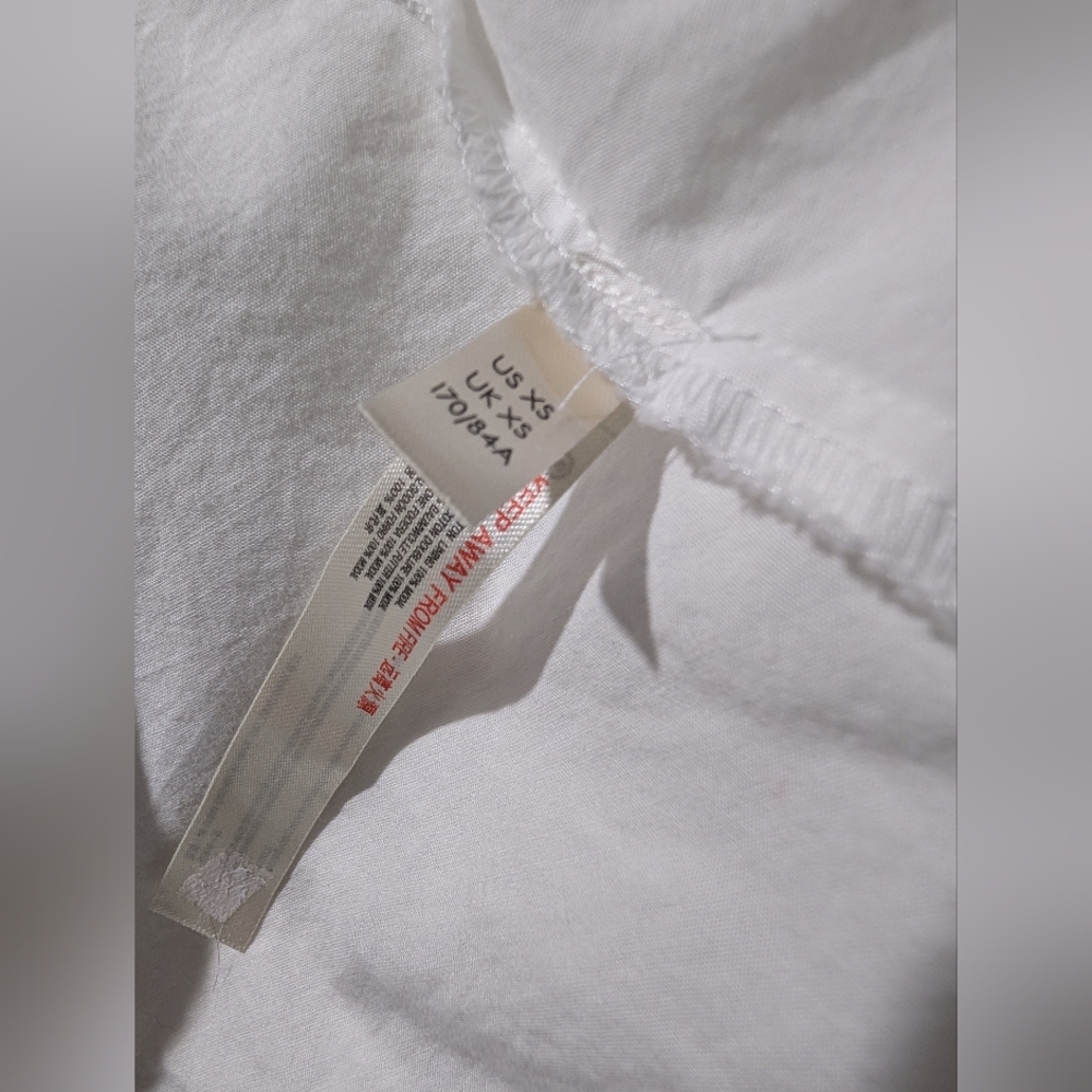 Free People Summer Queen Midi Lace Up Back Midi Dress White S - Picture 12 of 14